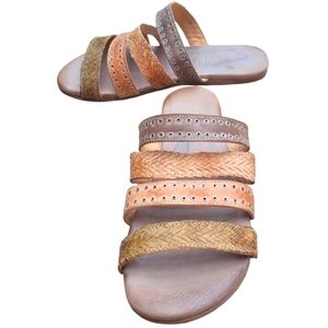 Bed Stu Henna Leather Sandals Size 6